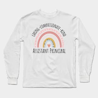 assistant principal rainbow pastel Long Sleeve T-Shirt